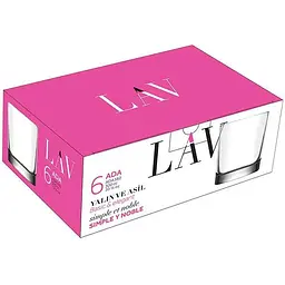 Набір склянок Lav Ada, 320 мл, 6 шт (LV-ADA382F) - мініатюра 2