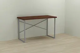 Комп'ютерний стіл Ferrum-decor Дейв 75x140x70 сірий ДСП Венге 32мм (FRD-105828)