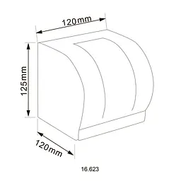Тримач туалетного паперу HOTEC 16.623а Stainless Steel - мініатюра 4