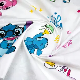Дитяча постільна білизна Cosas HAPPY STITCH CS7 110х140см (HappyStitchwWhite_El80-46Camellia_140) - мініатюра 11