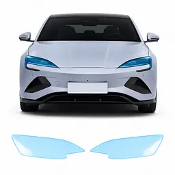 Антигравійна захисна бронеплівка за лекалами для BYD Seal I 2022-2024 - оптика (фари та ПТФ)