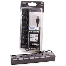 Хаб Usb Atcom TD1082, білий, Usb 2.0 - 7xUsb 2.0, кабель 12 см (10721)