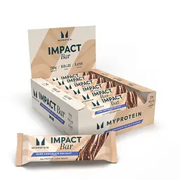 Високопротеїнові Батончики Impact Bar - 12x64г Чорний шоколад-Морська сіль 