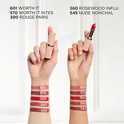 Помада для губ L’Oréal Paris Color Riche Blurred Matte відтінок 601 Worth It 4.3 г - мініатюра 3