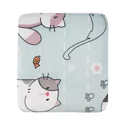Плед Ardesto Flannel 160х200 см 100% поліестер милі котики pbe0050490 - мініатюра 3