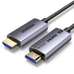 Оптоволоконний кабель HDMI UGREEN HD183 2.1 8K 60 Гц 50 м чорний (55510)