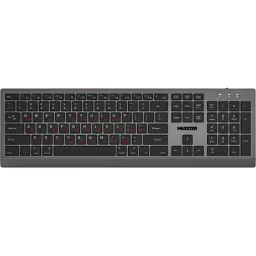 Клавіатура Maxxter KBW-01G-UA Wireless UA Gray (KBW-01G-UA)