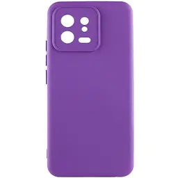 Чохол TPU GETMAN Liquid Silk Full Camera для Xiaomi 13 Pro Фіолетовий / Purple