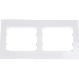 Рамка Brille для розетки VB-2F wh