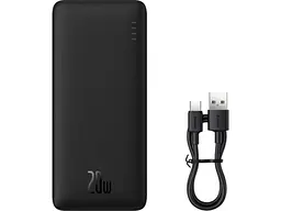 Зовнішній акумулятор (павербанк) BASEUS Airpow Fast Charge 30000mAh 20W Black (PPQD090101) - мініатюра 2