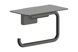 Тримач туалетного паперу Hansgrohe AddStoris S brushed black chrome 41789340