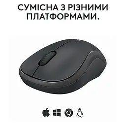 Мишка Logitech M240 Silent Bluetooth Graphite (910-007119) - мініатюра 7