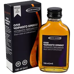 Олія Healthy Generation чорного кмину холодного пресування 100 мл