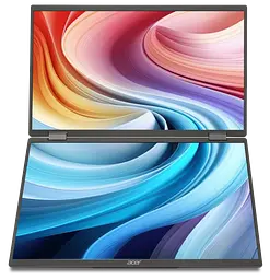 Монiтор 15.6" Acer Dual Portable PD163QTbmiuux (UM.ZP3EE.011) Black - мініатюра 6
