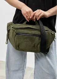Сумка бананка Sambag DistrictDart оливкова 38×21 см (80460419) - мініатюра 3