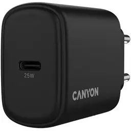 Зарядний пристрій Canyon OnCharge 250 25W 1xPD EU Black (CNE-CHA250-11) - мініатюра 5