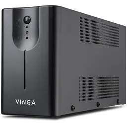 Пристрій безперебійного живлення Vinga LED 1500VA metal case (VPE-1500M) - мініатюра 4