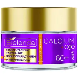 Крем для обличчя Bielenda Calcium + Q10 Концентрований відновлювальний 60+, 50 мл - мініатюра 3