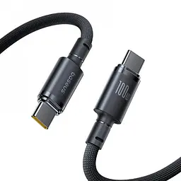 Кабель Baseus New Braided Fast Charging Type-C to Type-C 100W (1m) black (E0426W00)