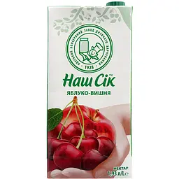 Нектар Наш Сік яблучно-вишневий 1.93 л - мініатюра 2