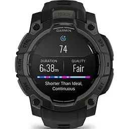 Смарт-годинник Garmin Instinct 3 45mm AMOLED Black with Black Band (010-02936-00) - мініатюра 10