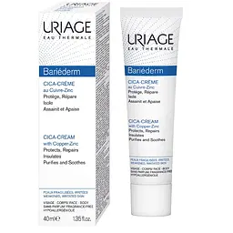 Восстанавливающий цика-крем с Cu-Zn Uriage Bariederm Repairing Cica-Cream, 40 мл