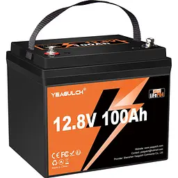Акумулятор Yeagulch LiFePO4 12V (12.8V/100Ah/1280Wh) (YEAGULCH-12.8V/100Ah Max) - мініатюра 2