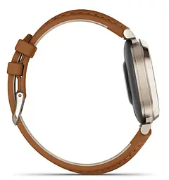 Смарт-годинник Garmin Lily 2 Classic Cream Gold with Tan Leather Band (010-02839-02) - мініатюра 5