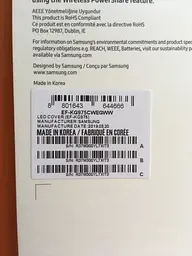Чохол протиударний LED Cover EF-KG975 для Samsung Galaxy S10 Plus (6.4") White - мініатюра 8
