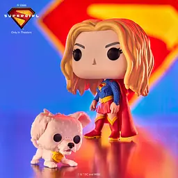 Набір ігрових фігурок Funko POP! серії Суперґьорл - Суперґьорл і Крипто Суперпес (90801) - мініатюра 3