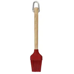 Пензлик кулінарний KitchenAid Coreline, 30,6 см, береза, червоний (KQR753OHERE)