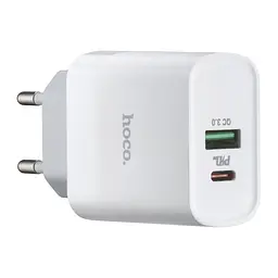 МЗП Hoco C80A Rapido PD20W + QC3.0 charger ( EU ) White