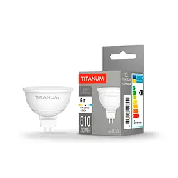 LED-лампа Titanum MR16 6W GU5.3 4100K (25001-000)