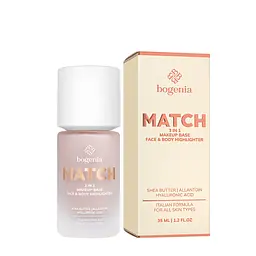 База-хайлайтер під макіяж Bogenia Match 3 in1 Face&Body Makeup Base, Face&Body Highlighter (BG613)