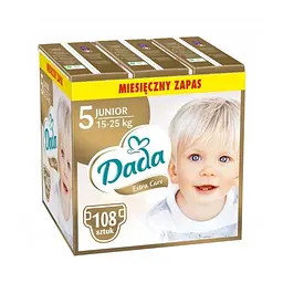 Підгузки Dada Extra Care 5 JUNIOR 15–25 кг 108 шт (3 ExtraCare5New)