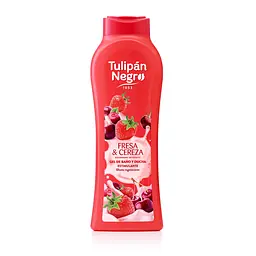 Гель для душу Tulipan Negro полуниця та вишня (650 мл)
