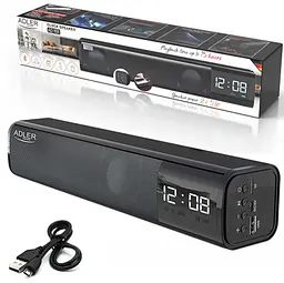 Bluetooth Колонка часы с будильником Adler AD 1191