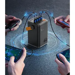 Повербанк O2 Project YT-2030 великої ємності з швидкою зарядкою Type C 60000 mAh 36W - мініатюра 5