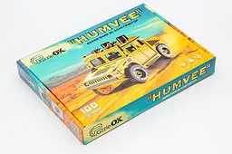 Конструктор Puz-00927 "HUMVEE" дерев'яний, р.22х11х12, 5см PuzzleOk - мініатюра 6