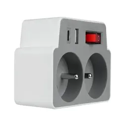 Розгалужувач 2x2P+USB A USB C - мініатюра 4