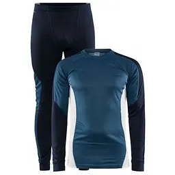 Комплект термобілизни Craft Core Dry Baselayer Set Man Blue S (1068-1909707 S 396676)