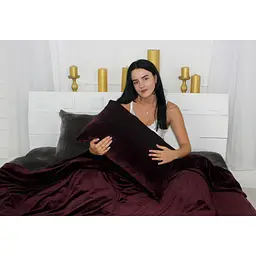 Постільна білизна MirSon Велюр Winter Frost 28-0003 + 28-0002 Protea Velvet 143х210 (2200004005805) - мініатюра 4