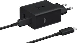 Samsung Зарядний пристрій мережевий 50Вт 2xUSB-С кабель USB-C > USB-C 1.8 м чорний