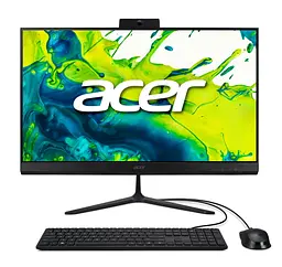 Acer Комп'ютер персональний моноблок Acer Aspire C24-2G 23.8" FHD, Intel 5-120U, 32GB, F1T, UMA, WiFi, кл+м, без ОС, чорний
