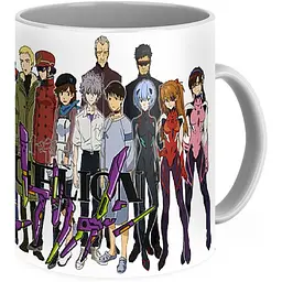 Кухоль GeekLand Evangelion Євангеліон персонажі EV 02.09 330 мл білий - мініатюра 3