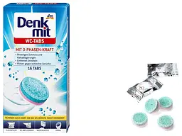 Таблетки для чистки унитаза DenkMit 16 шт