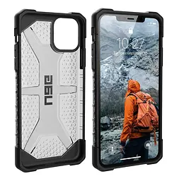 Чохол прозорий протиударний UAG Plasma (Original) 111723113131 для iPhone 11 Pro Max (6.5") Ash - мініатюра 5