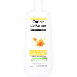 Гель для душу Corine de Farme з молоком та медом 750 мл