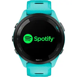 Смарт-годинник Garmin Forerunner 265 Black Bezel with Aqua Case and Aqua/Black Silicone Band (010-02810-02) [89365] - мініатюра 3