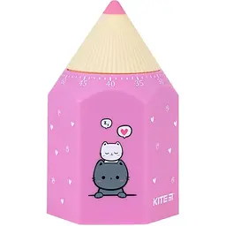 Таймер мехінічний Kite Cute Cats рожевий (K24-171-1) - мініатюра 3